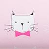Catty Glasses Case, pink, swatch